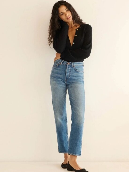 Doen Pants - NWT Doen Diana jean -- Hermines wash / 27